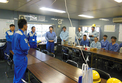 現夏期 役員・幹部安全巡視を実施中