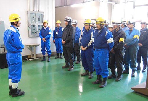 冬期 役員・幹部安全巡視を実施中