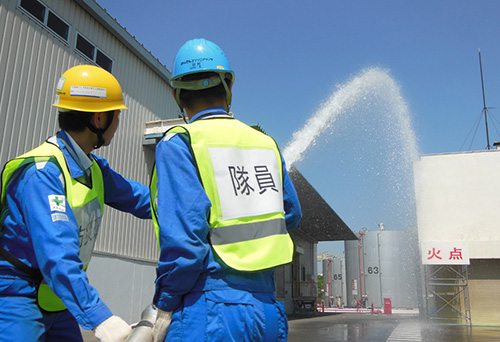 非常災害対策訓練の様子