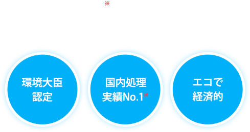 国内No1のPCB処理実績！現地洗浄処理「環境大臣認定」「国内処理実績No1」「エコで経済的」全方位型のPCBソリューション